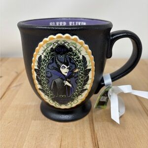 Rae Dunn SLEEP ELIXIR Mug Black Purple Inside Disney Villain Collection New